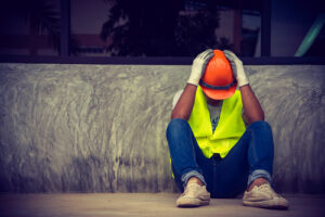 construction worker deals with mental health